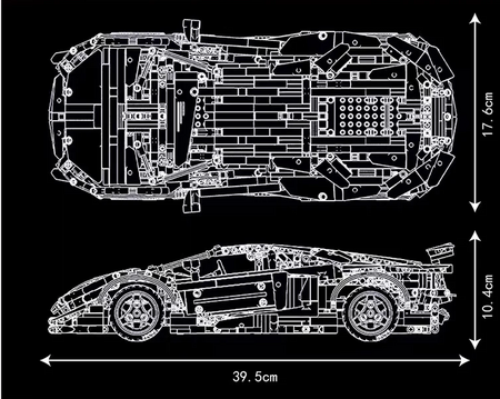 Mould King Aventador Sportwagen