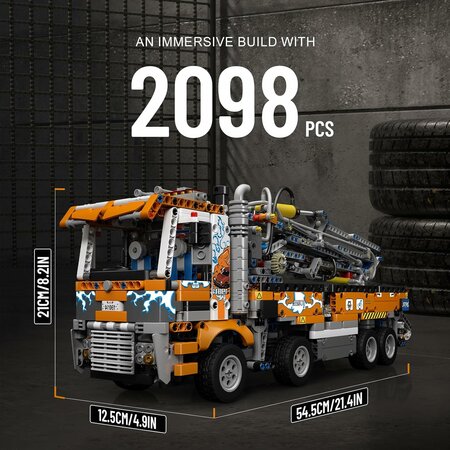 Mould King Betonpompwagen