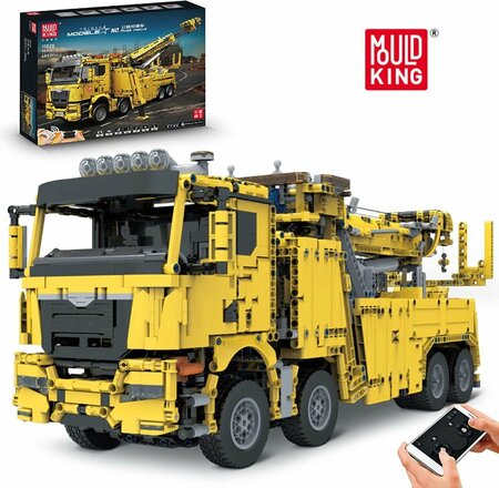 Mould King 17028 Bergewagen Gelb