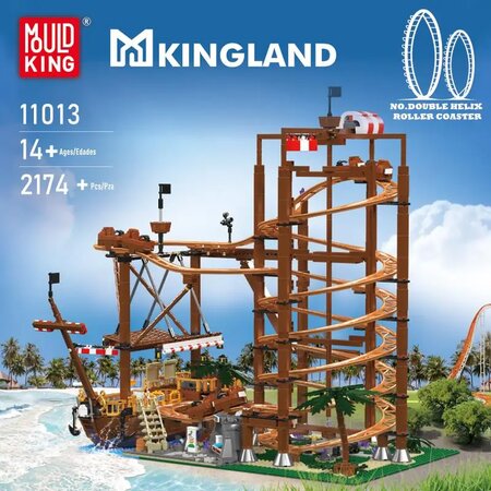 Mould King 11013 Double Helix Achtbaan