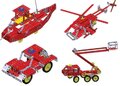 Merkur - Feuerwehr-Set - Metallbaukasten - 740 Teile