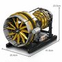 Mould King 10141 Vliegtuigmotor