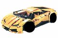 CaDA Ombouwset geel voor 610 Supercar