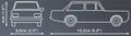 COBI 24597 Opel Rekord C