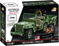 COBI 2804 Willys MB +Trailer & M2 Gun