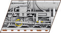 COBI 6281 Oorlogslocomotive Baureihe 52