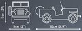 COBI 24517 JEEP WILLYS CJ-2A