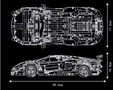 Mold King Aventador Sports Car